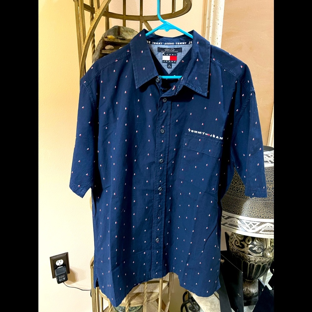 Tommy Jeans Button Down Dress shirt XL